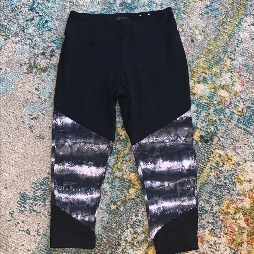 The Balance Collection Black & Snakeskin Leggings